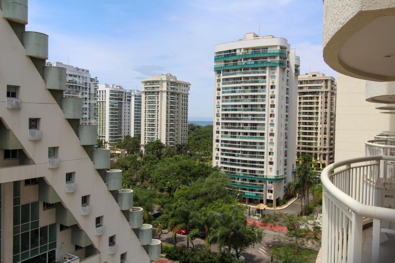 Barra Da Tijuca - 9 - Flat Premium Com Cozinha, Fogao Cooktop, Geladeira Grande, Smart Tv Grande, Lindo E Muitissimo Confortavel, Balsa Para A Praia Gratis E Estacionamento Gratuito ريو دي جانيرو المظهر الخارجي الصورة