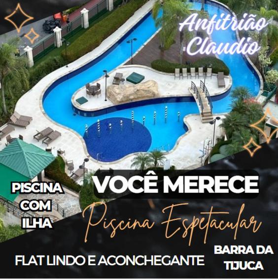 Barra Da Tijuca - 9 - Flat Premium Com Cozinha, Fogao Cooktop, Geladeira Grande, Smart Tv Grande, Lindo E Muitissimo Confortavel, Balsa Para A Praia Gratis E Estacionamento Gratuito ريو دي جانيرو المظهر الخارجي الصورة